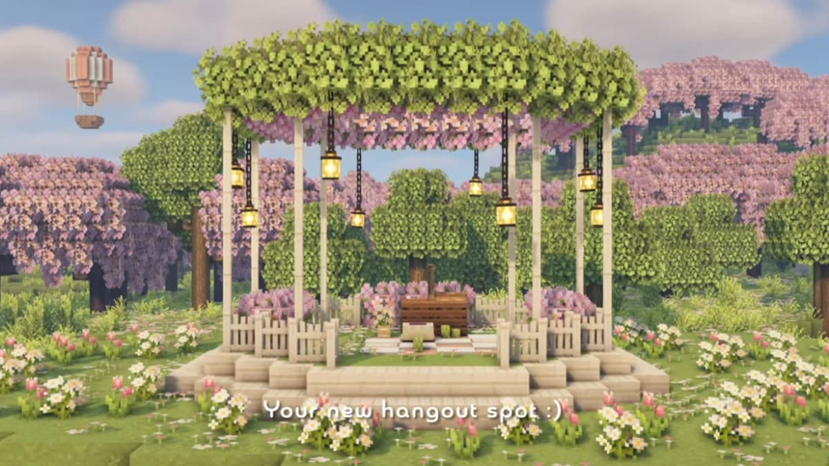 10 Gorgeous Minecraft Gazebo Ideas - Minecraft Vault